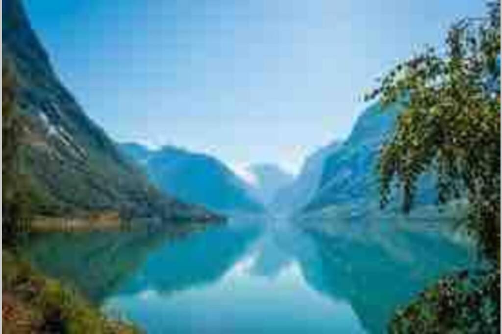 Hytte I Stryn Med Elbil Lader Экстерьер фото