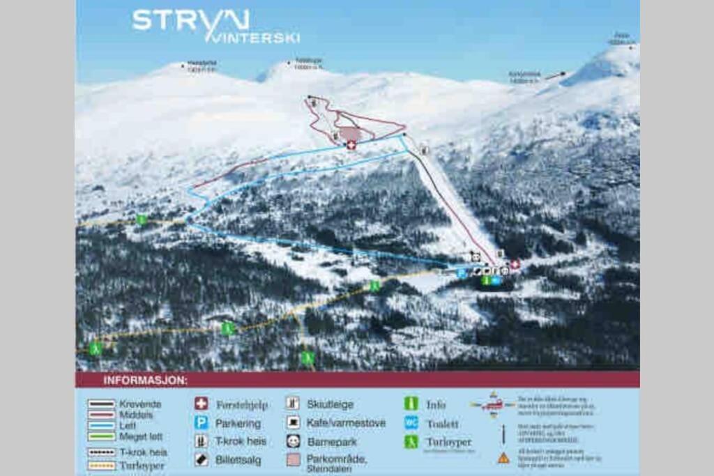 Hytte I Stryn Med Elbil Lader Экстерьер фото